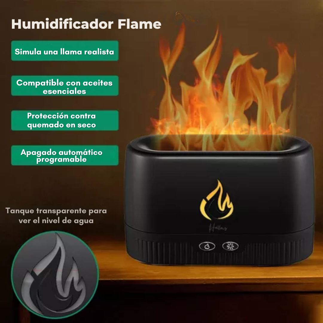 Humidificador Flame Aromaterapia